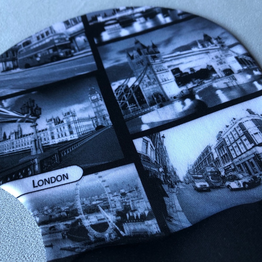 London ~ Mouse Pad with Wrist Support ~ Brand New!